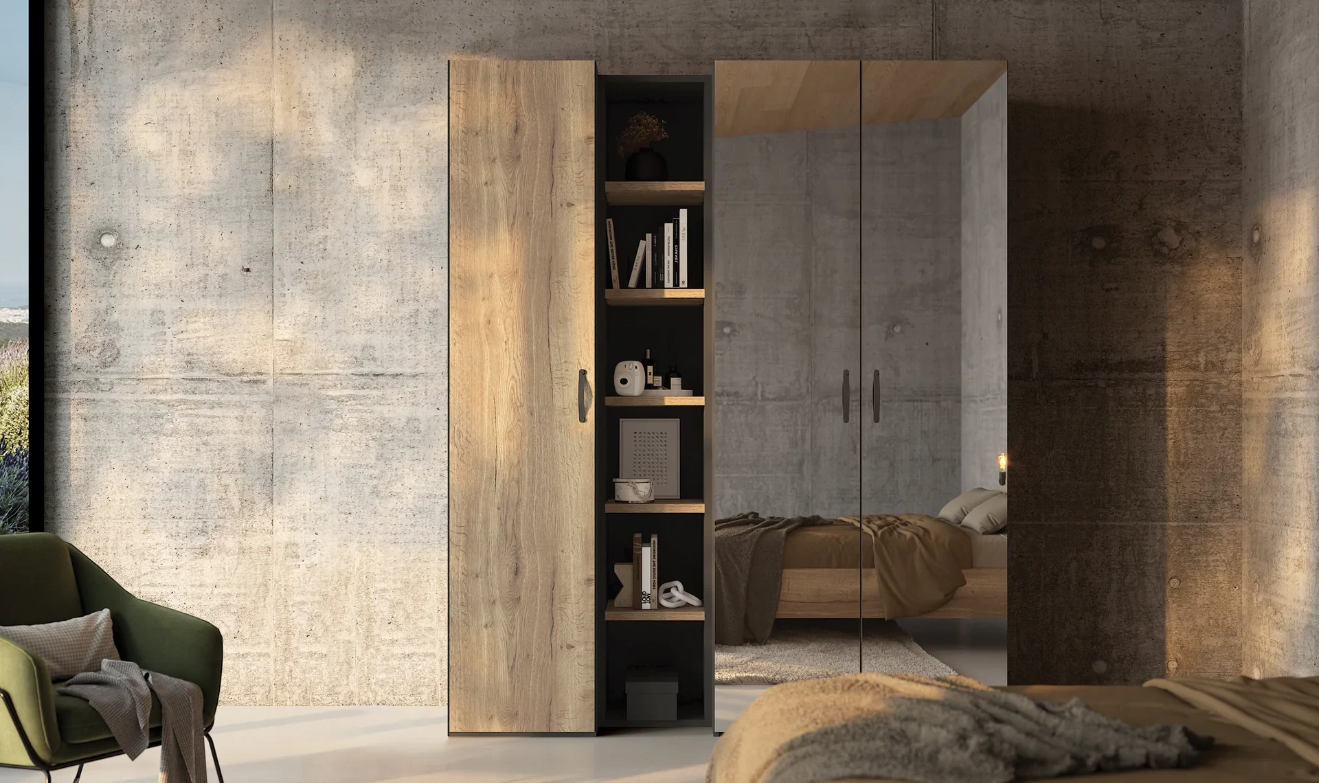 Celio Opéra - Armoire à portes battantes