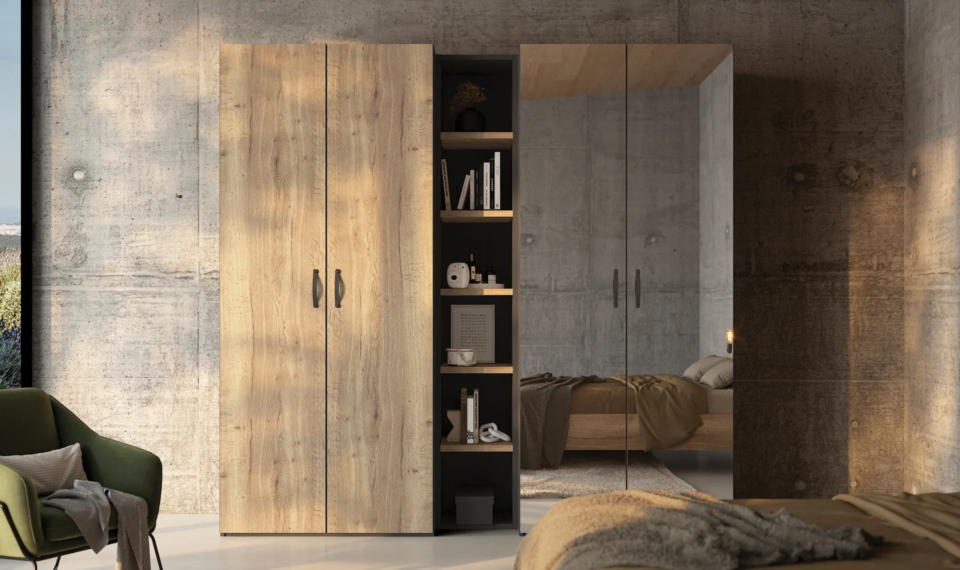 Celio Opéra - Armoire à portes battantes