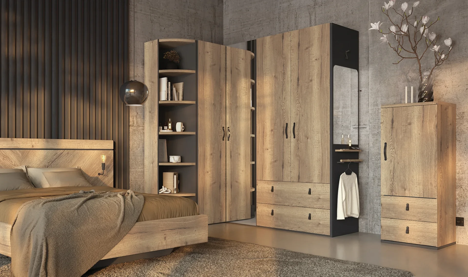 Celio Opéra - Armoire à portes battantes