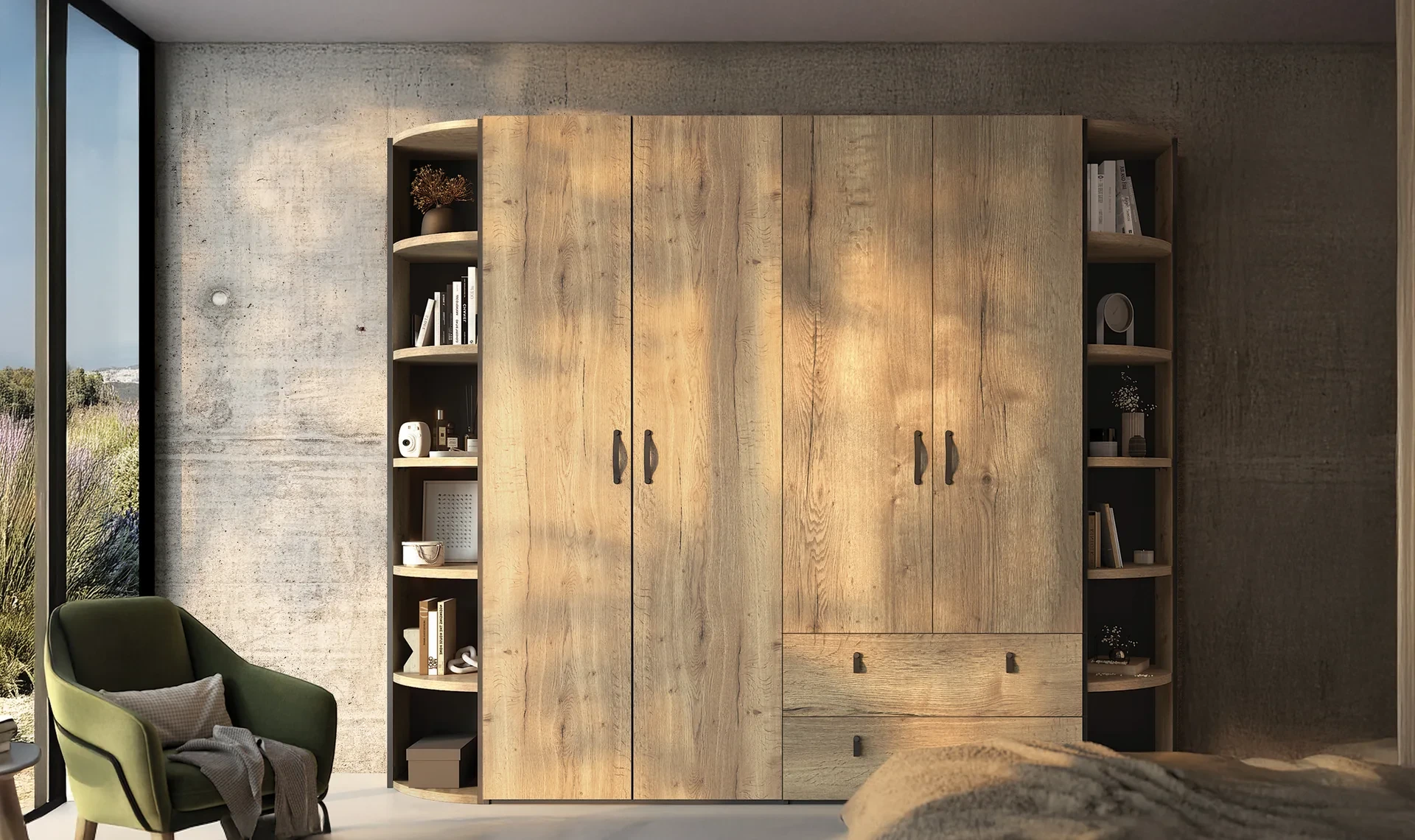 Celio Opéra - Armoire à portes battantes
