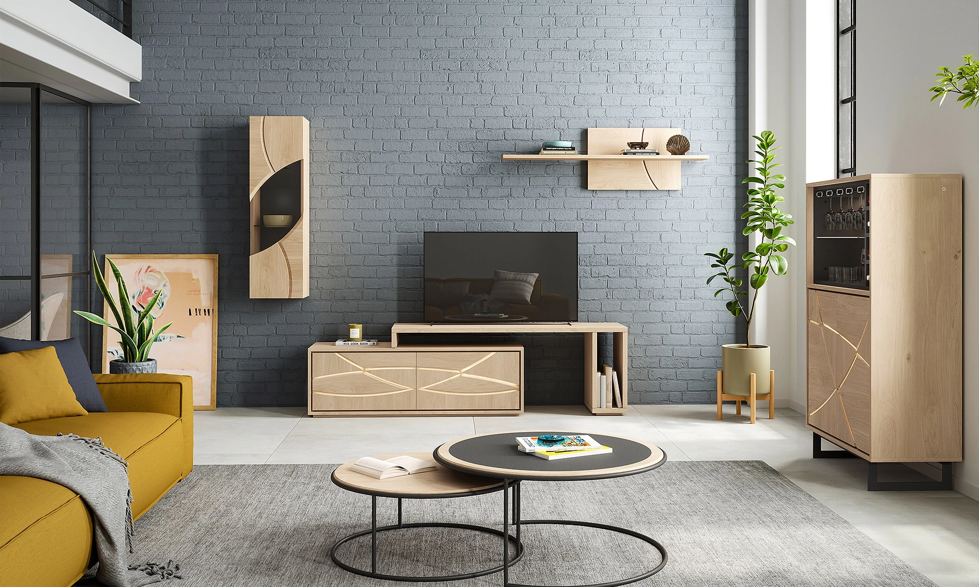 Archipel - Meuble TV et table basse